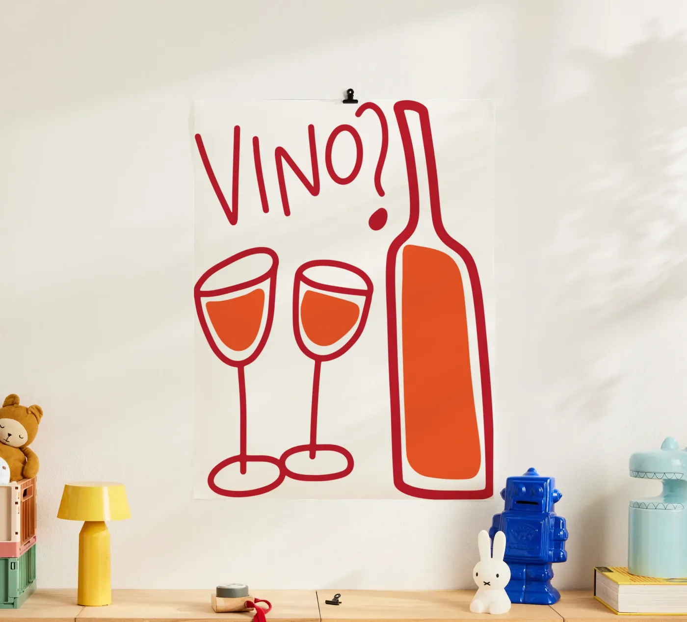 Wein Poster von Rawdenox