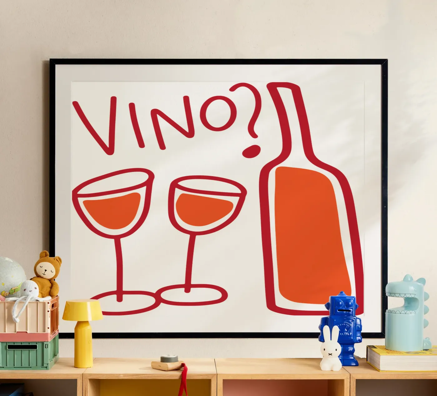 Wein Poster von Rawdenox