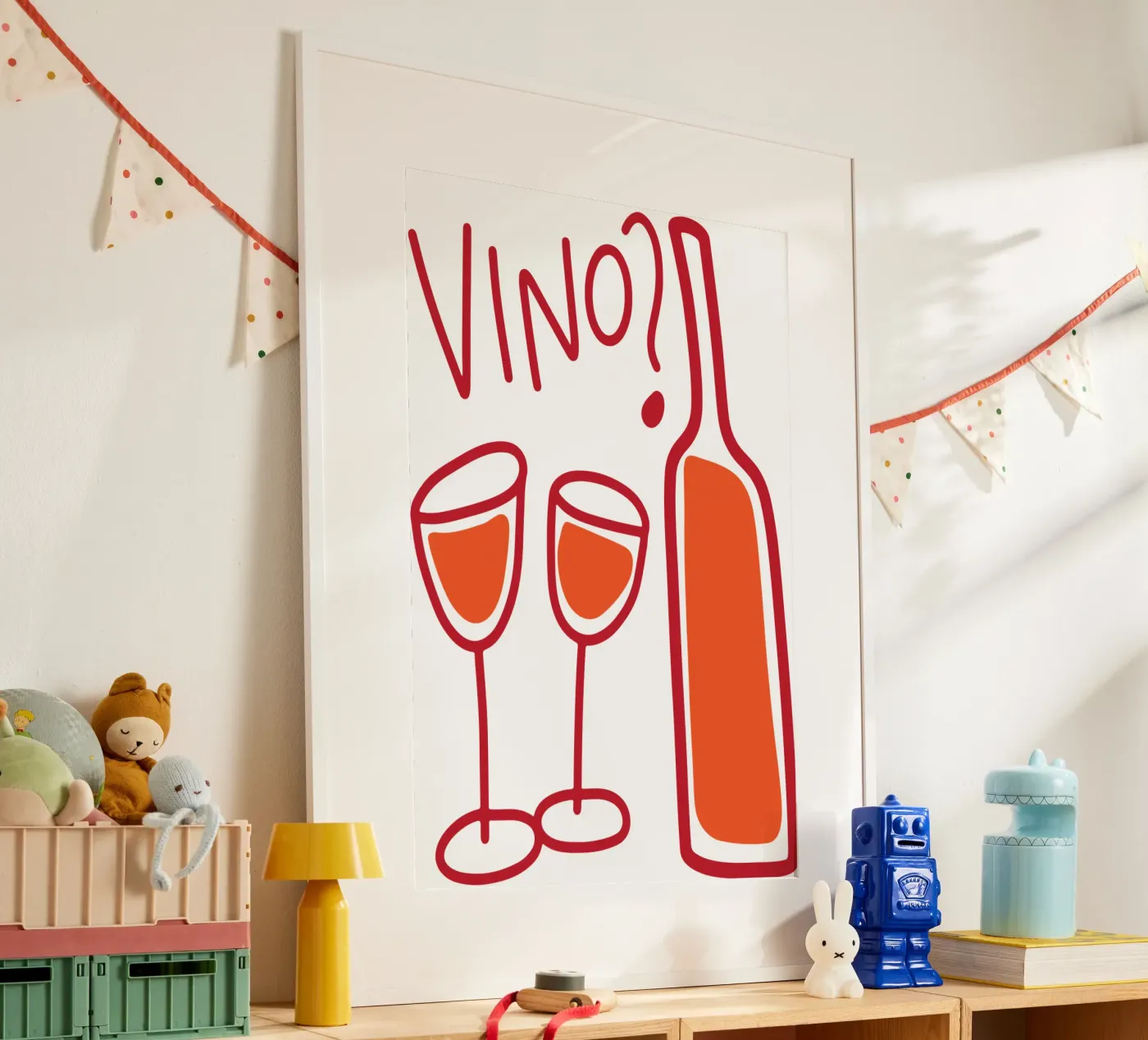 Wein Poster von Rawdenox