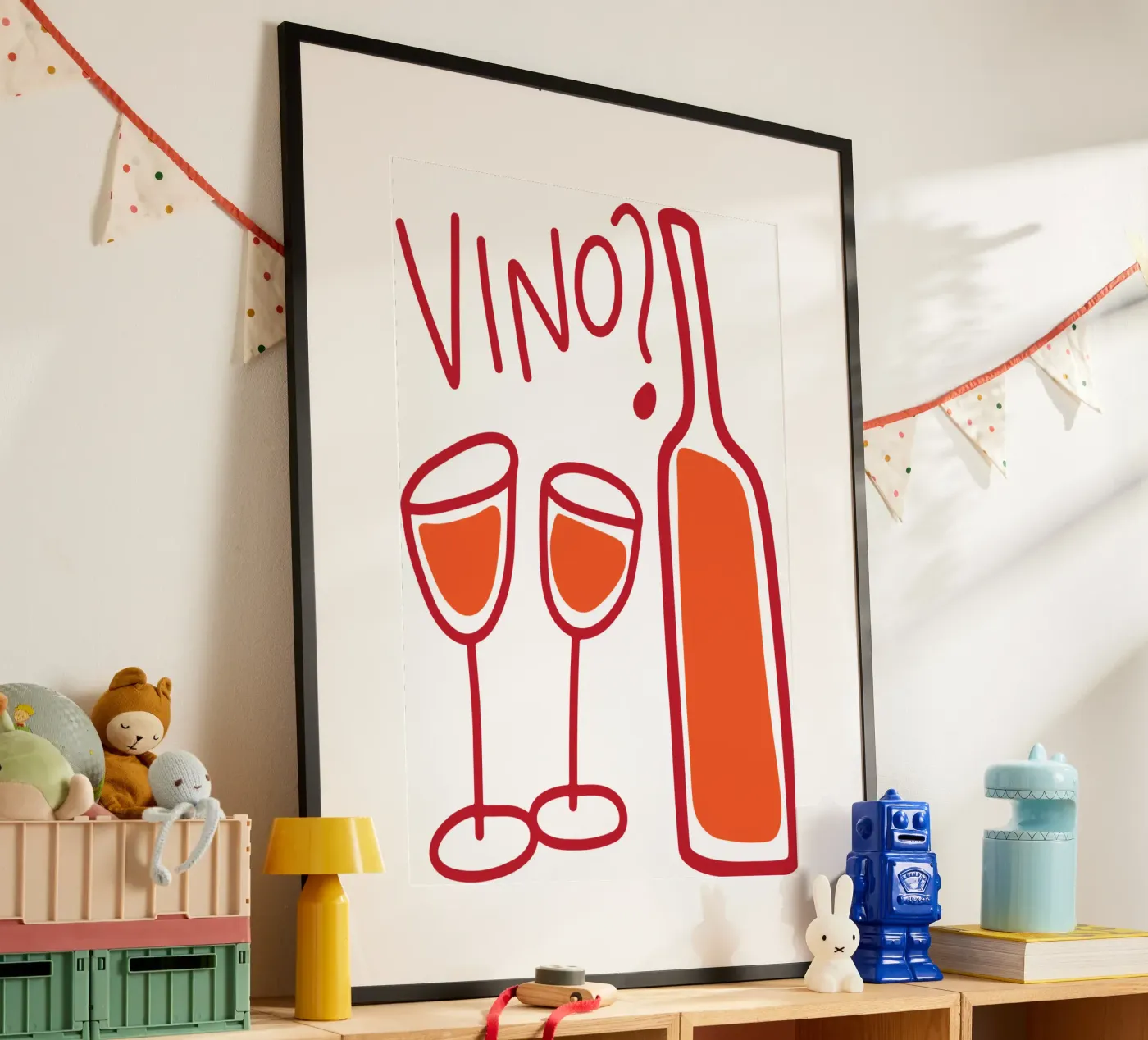Wein Poster von Rawdenox