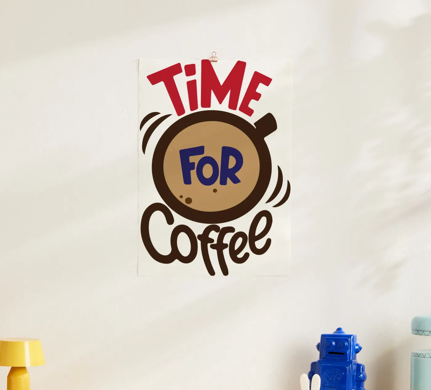 ora del caffè poster da Rawdenox