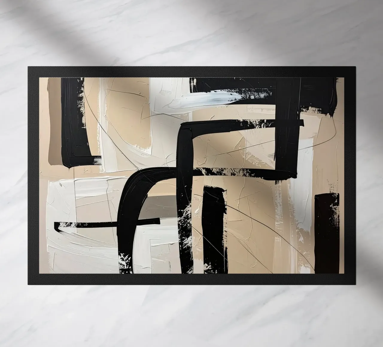 Abstract elegance doormat by Katalier (Abstract Harmony)