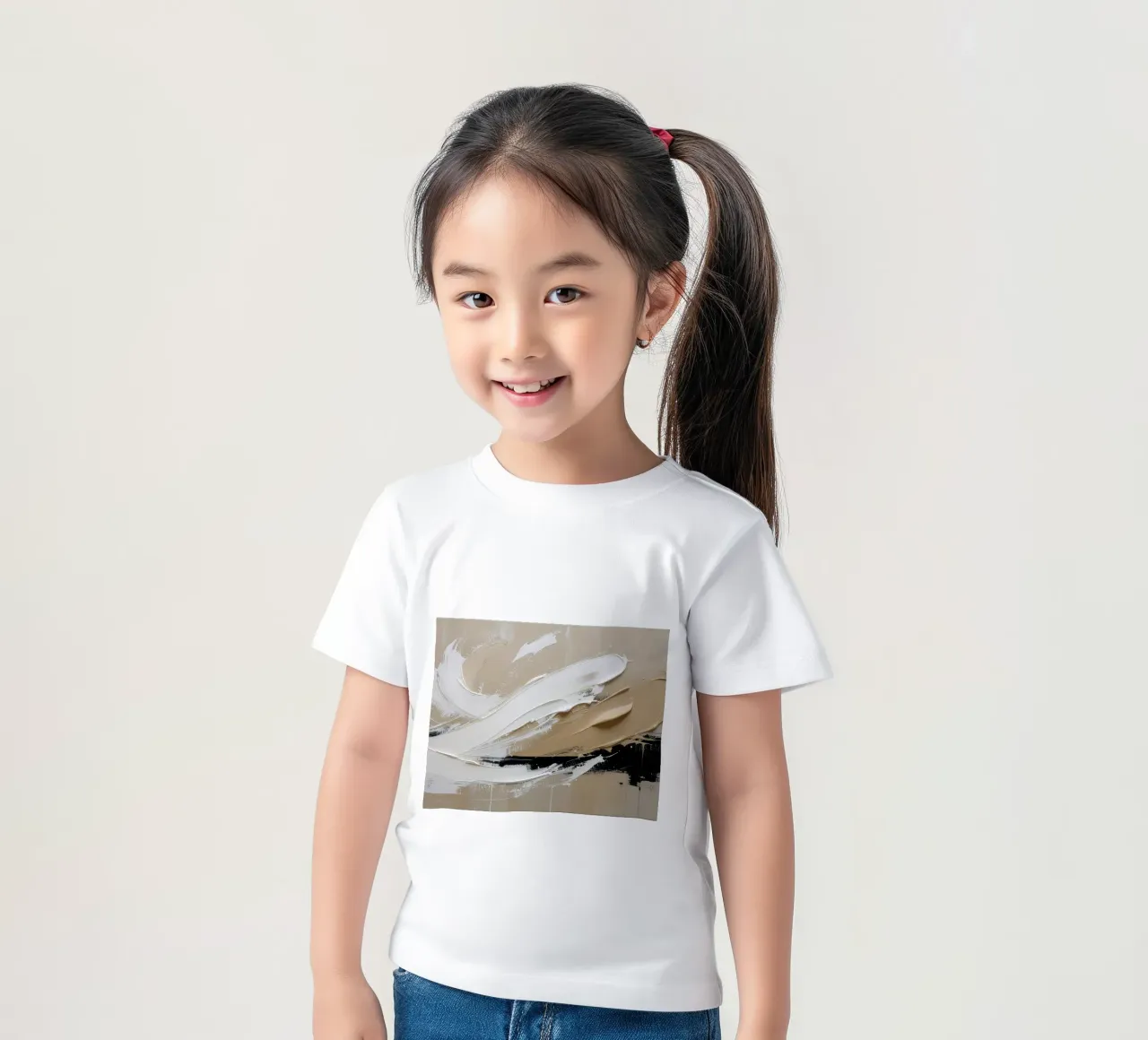 Struttura silenziosa t-shirt bambini da Katalier (Abstract Harmony)