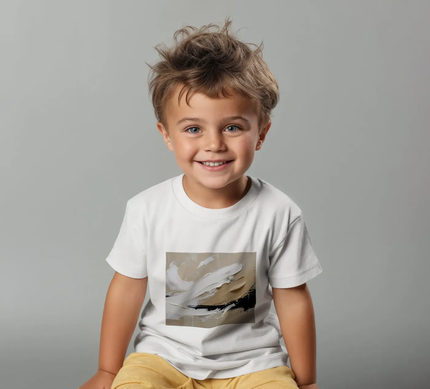 Struttura silenziosa t-shirt bambini da Katalier (Abstract Harmony)