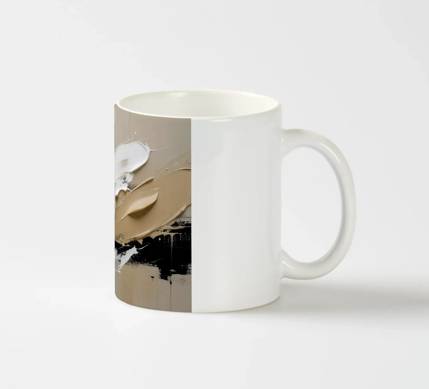 Stille Struktur Keramik Tasse von Katalier (Abstract Harmony)