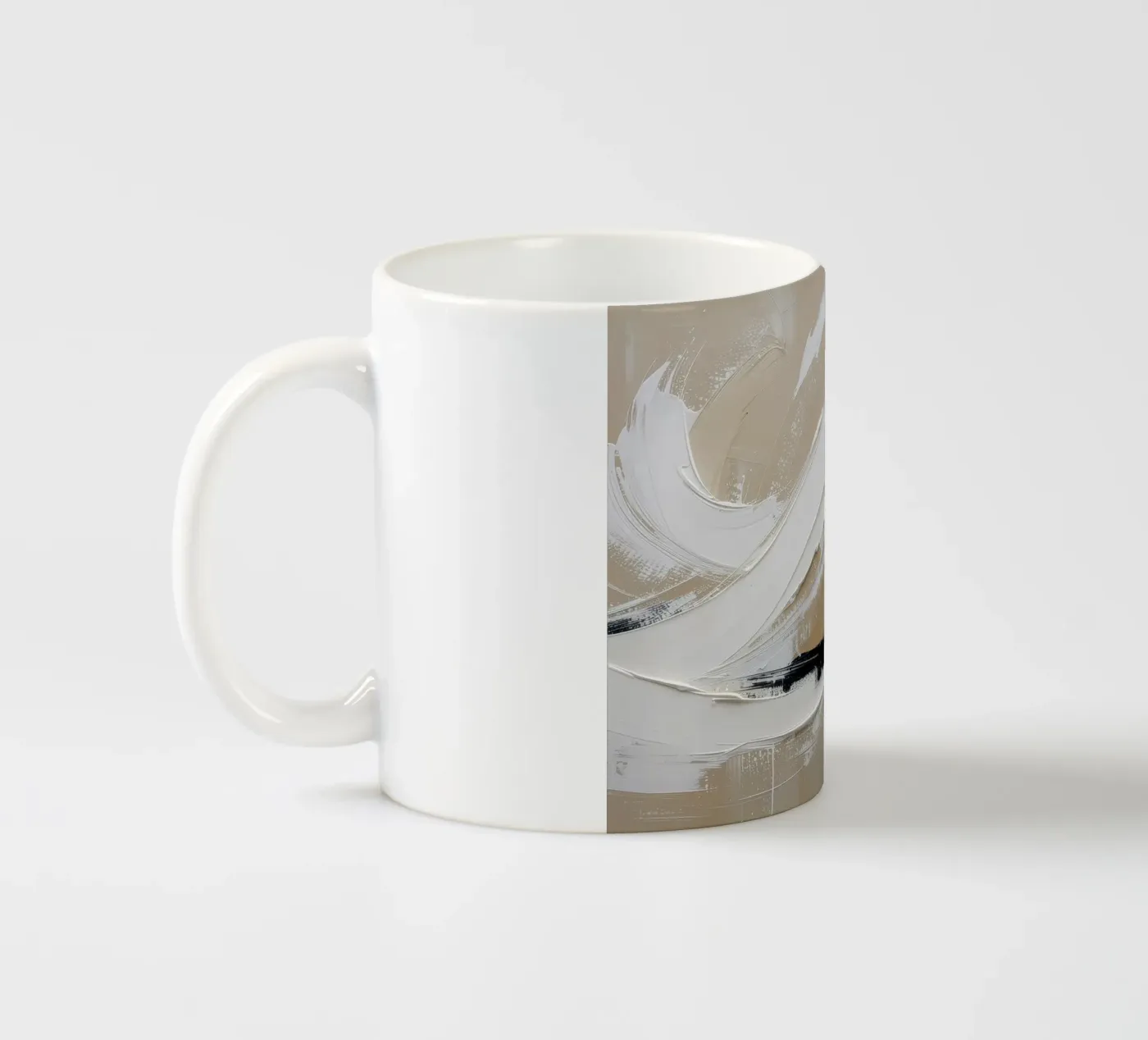 Silent Structure ceramic mug by Katalier (Abstract Harmony)