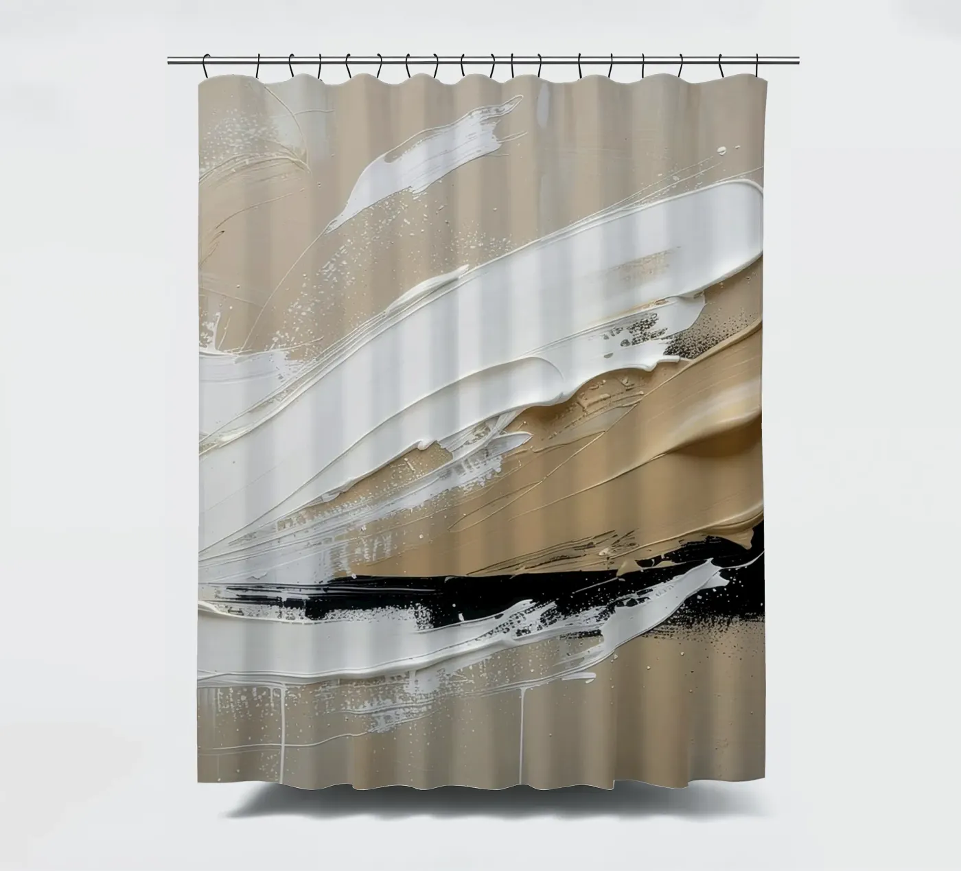 Silent Structure Duschvorhang von Katalier (Abstract Harmony)