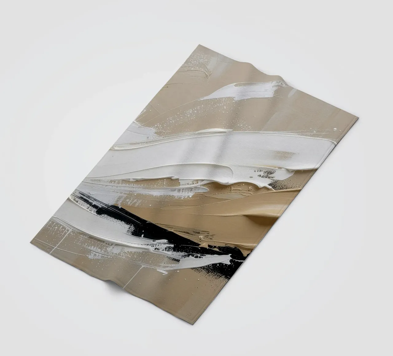 Stille Structuur fleecedeken van Katalier (Abstract Harmony)