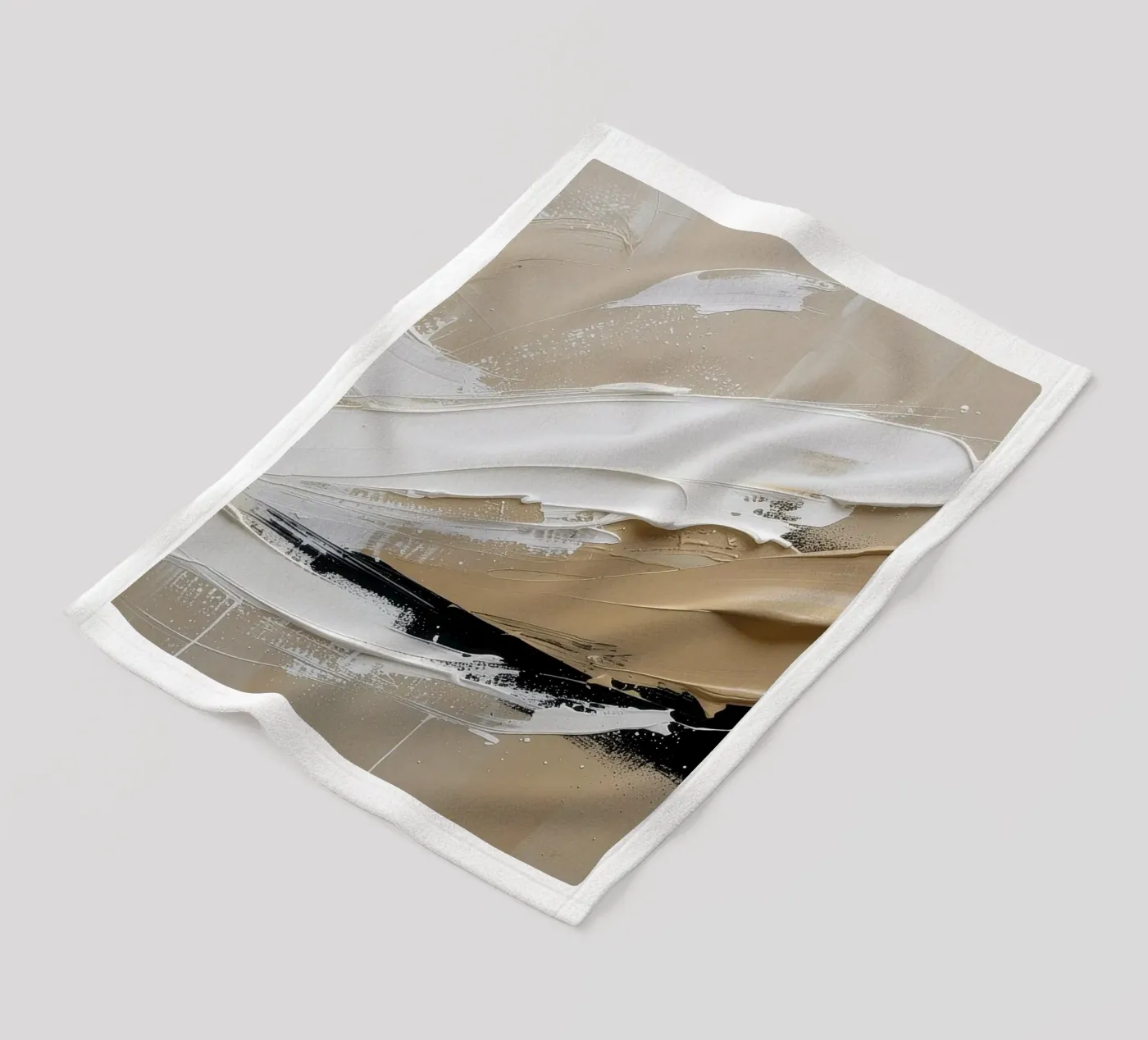 Silent Structure Fleecedecke von Katalier (Abstract Harmony)