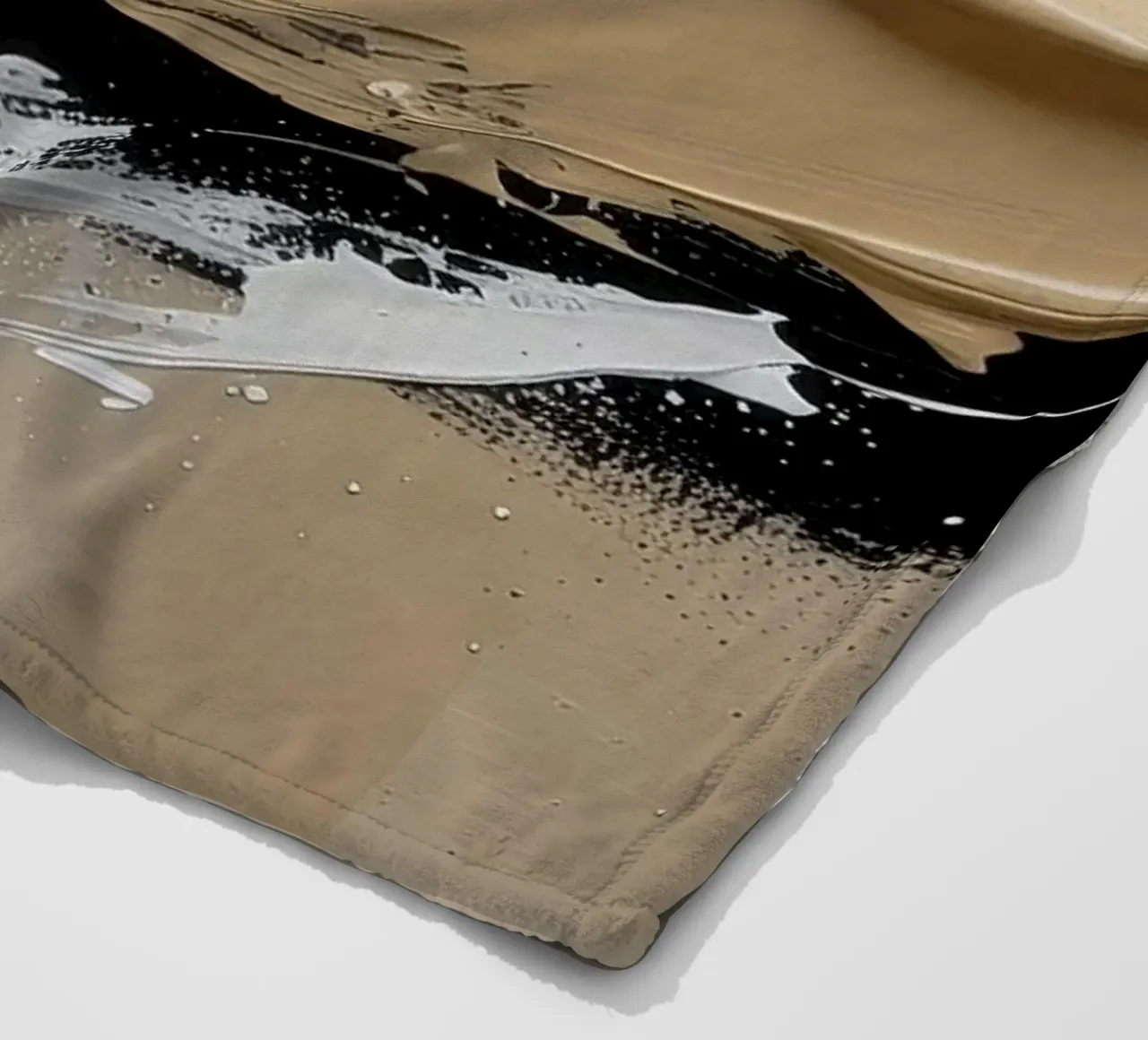 Stille Structuur fleecedeken van Katalier (Abstract Harmony)