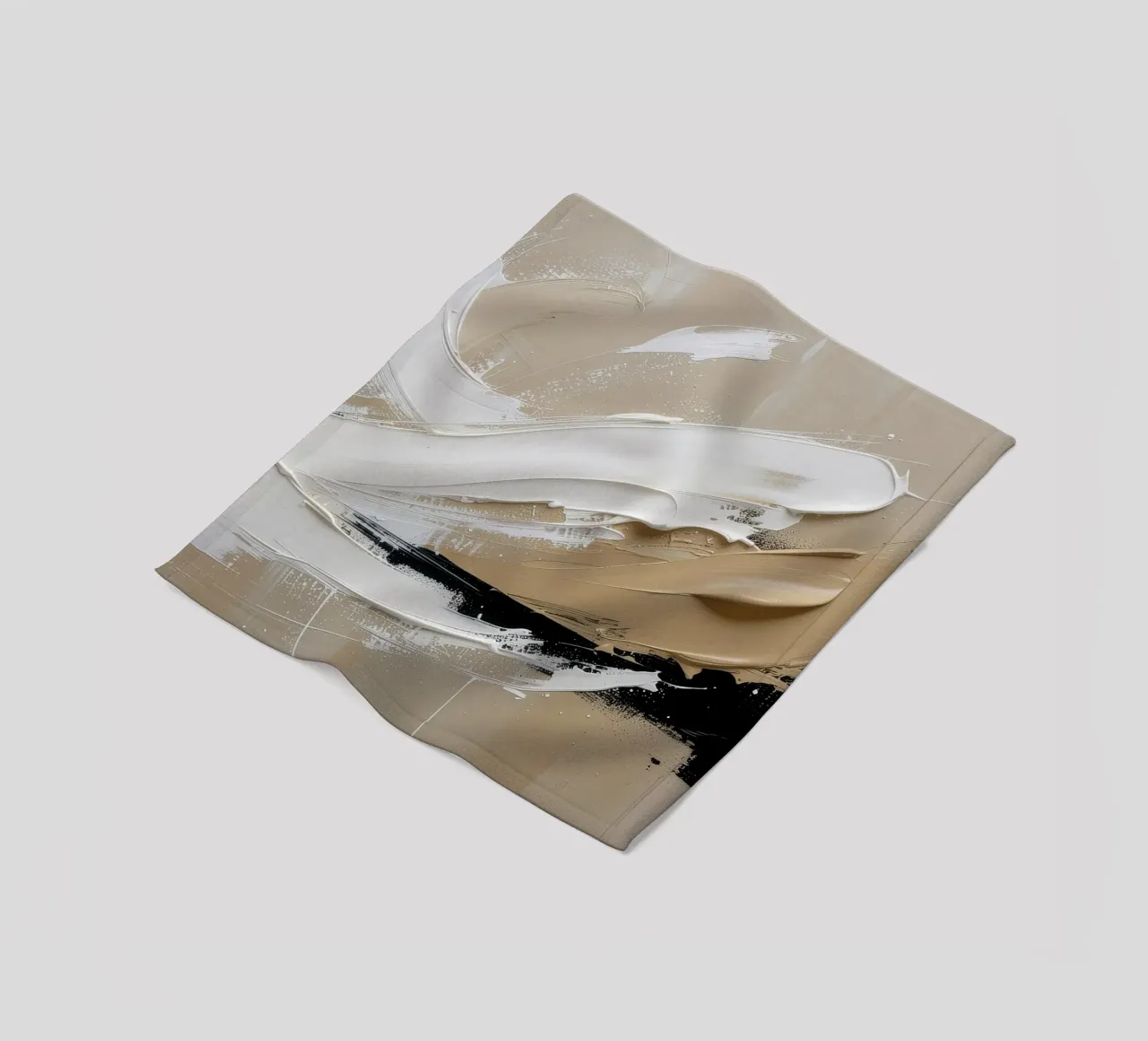 Stille Structuur fleecedeken van Katalier (Abstract Harmony)