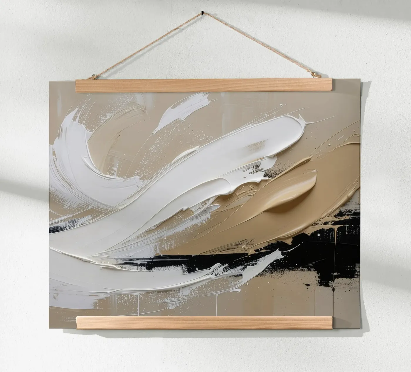 Stille Structuur poster van Katalier (Abstract Harmony)
