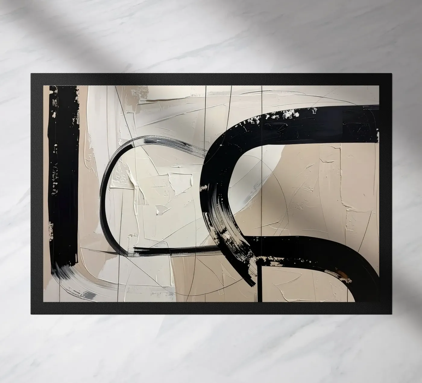 Quiet elegance doormat by Katalier (Abstract Harmony)