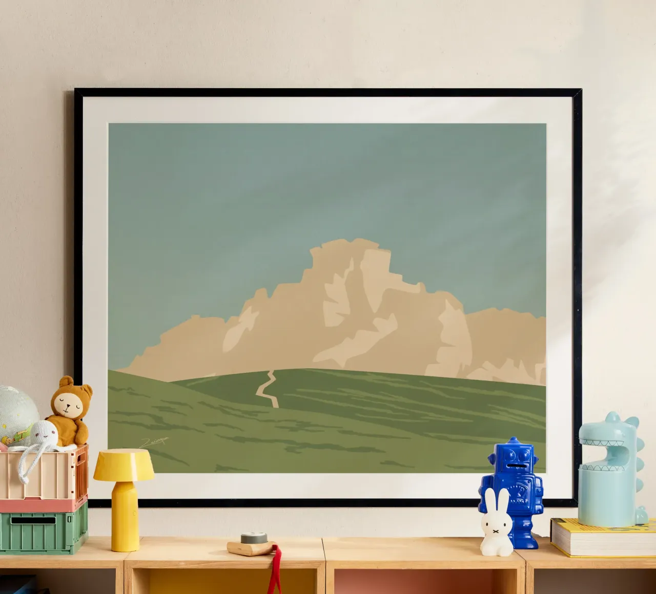 Orizzonte tranquillo poster da zeriayam