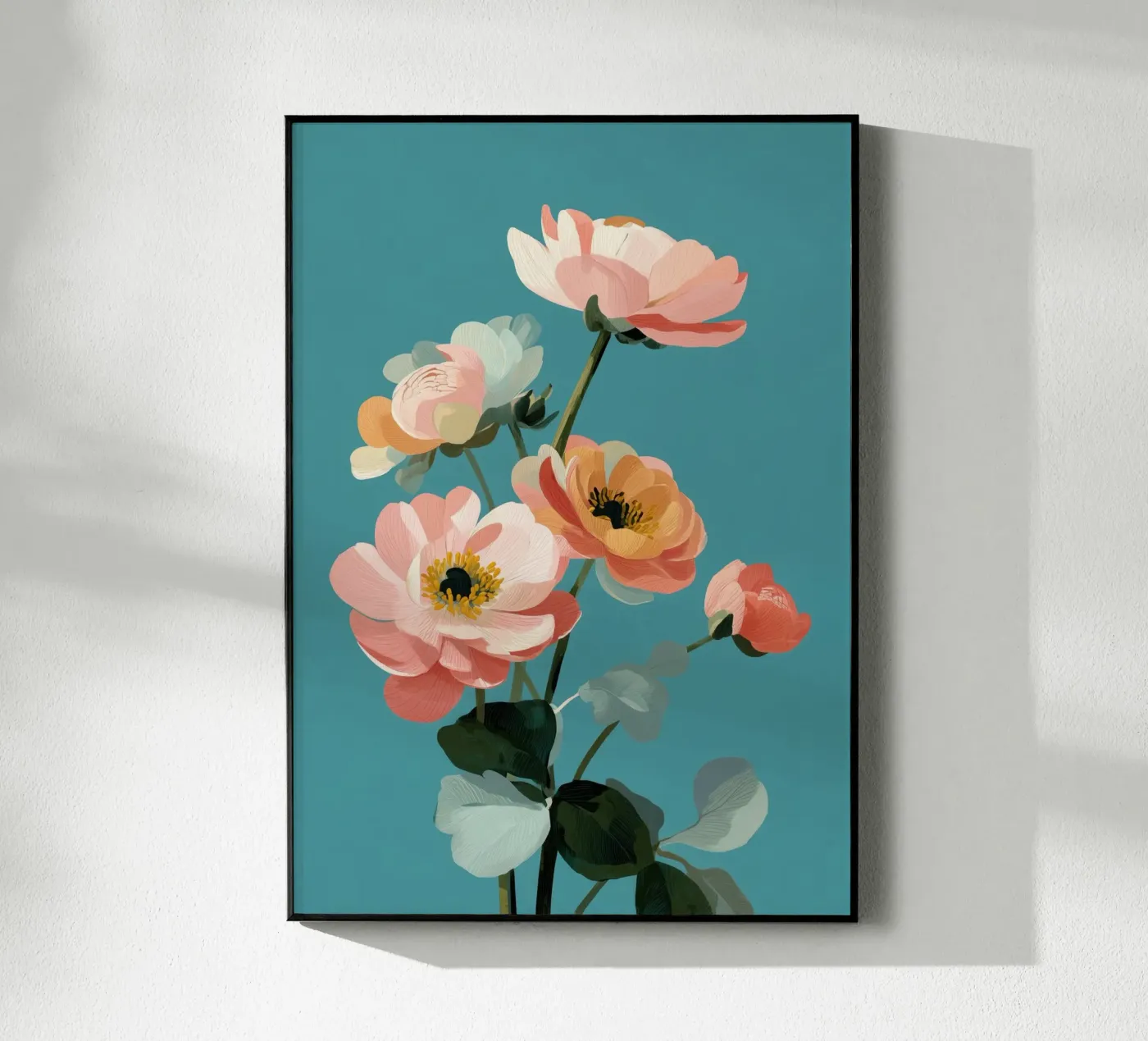 Soft Spring Botanicals acryl van cityart