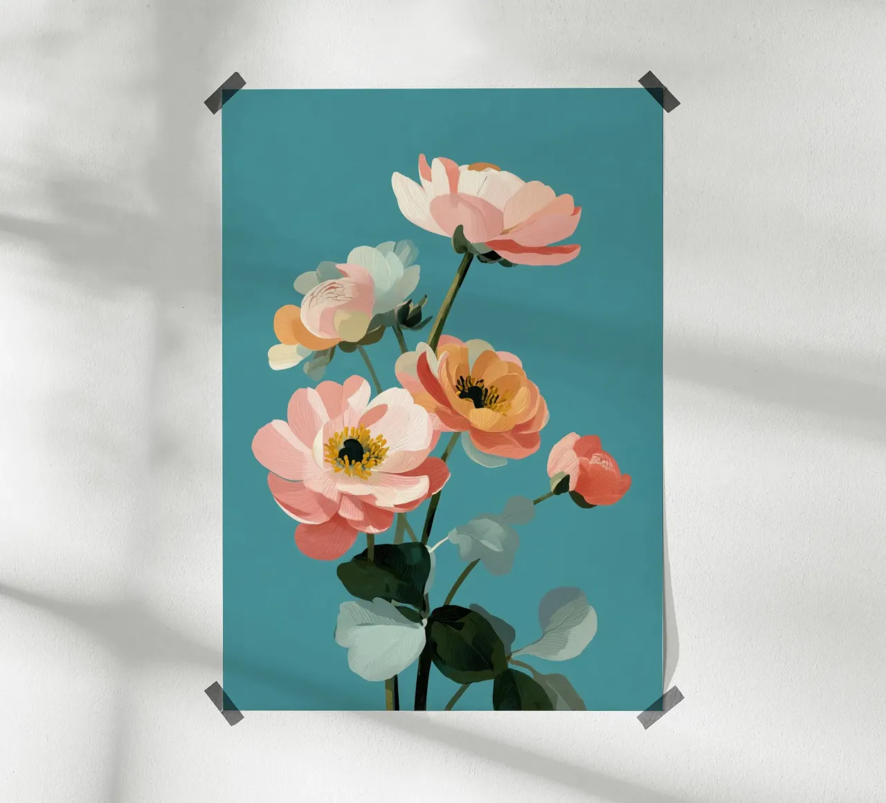 Soft Spring Botanicals poster da cityart