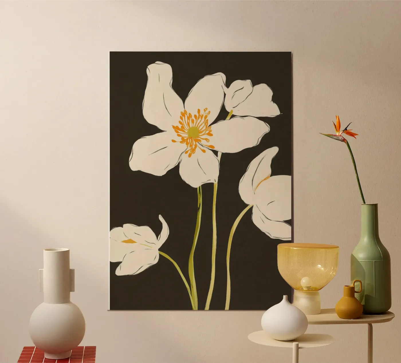 Midnight Bloom poster van cityart