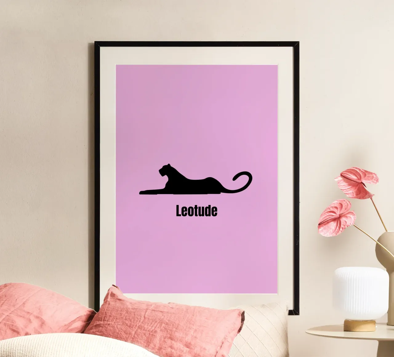 Leotude poster by Tabea Jule