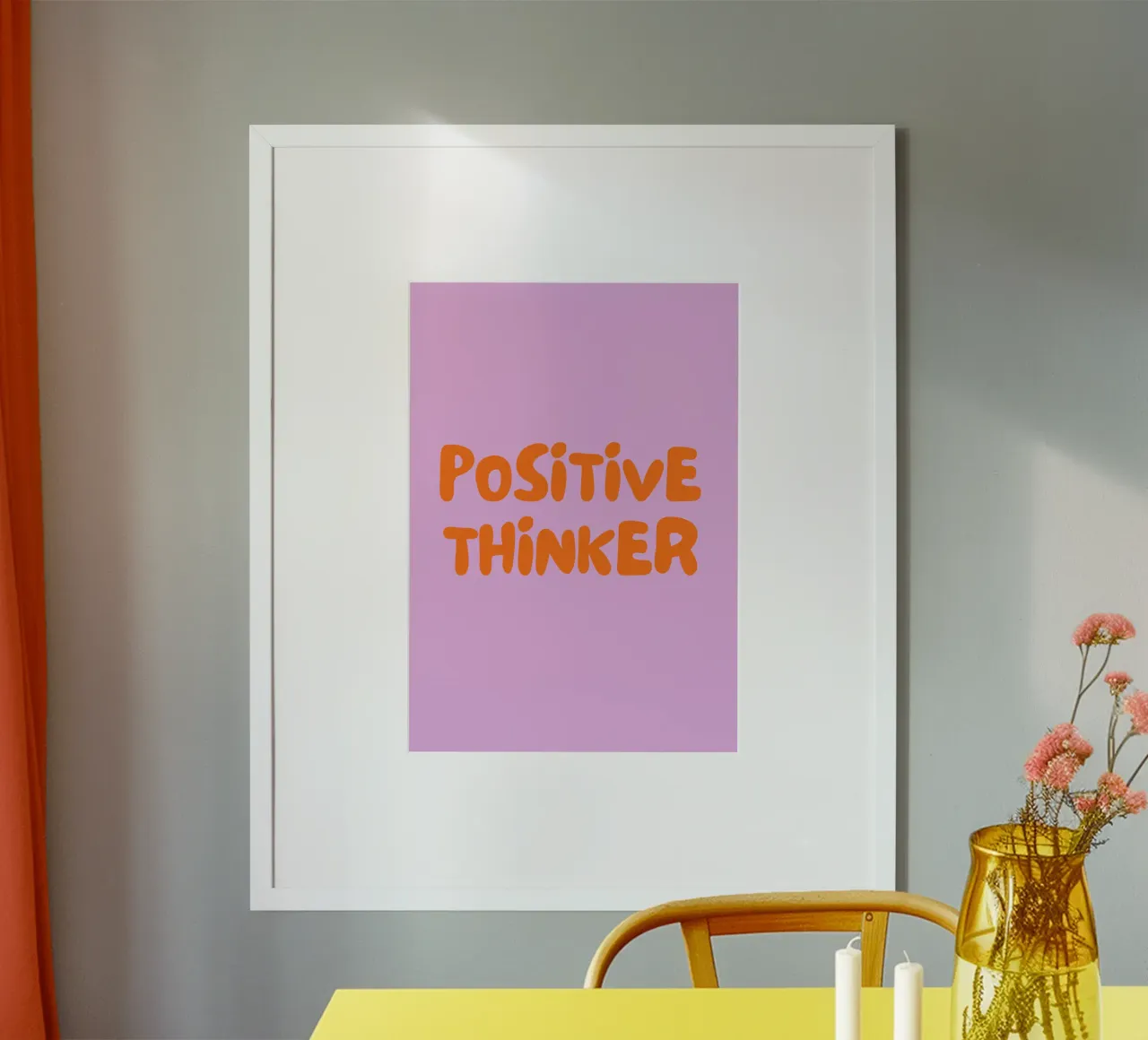 Positive Thinker poster da Tabea Jule