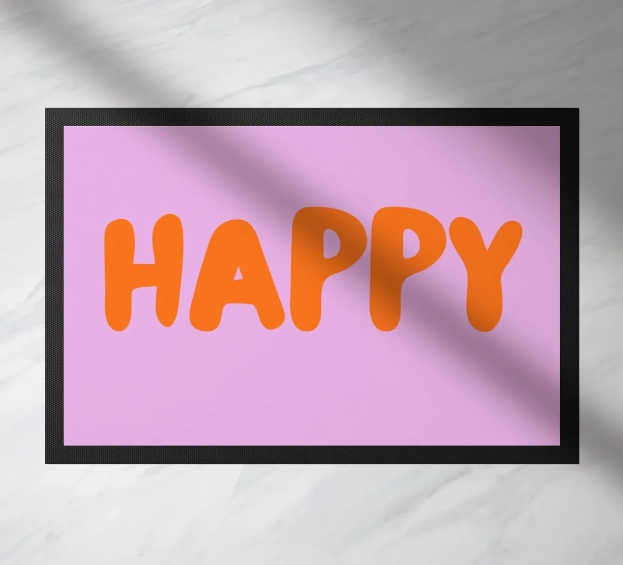Happy doormat by Tabea Jule