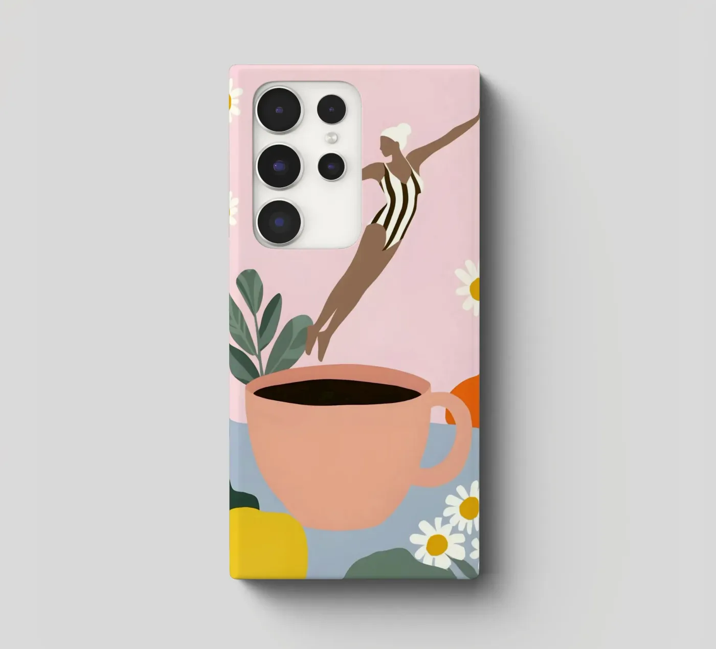 Caffeine Dive cover samsung da Vibrant Berry Studio