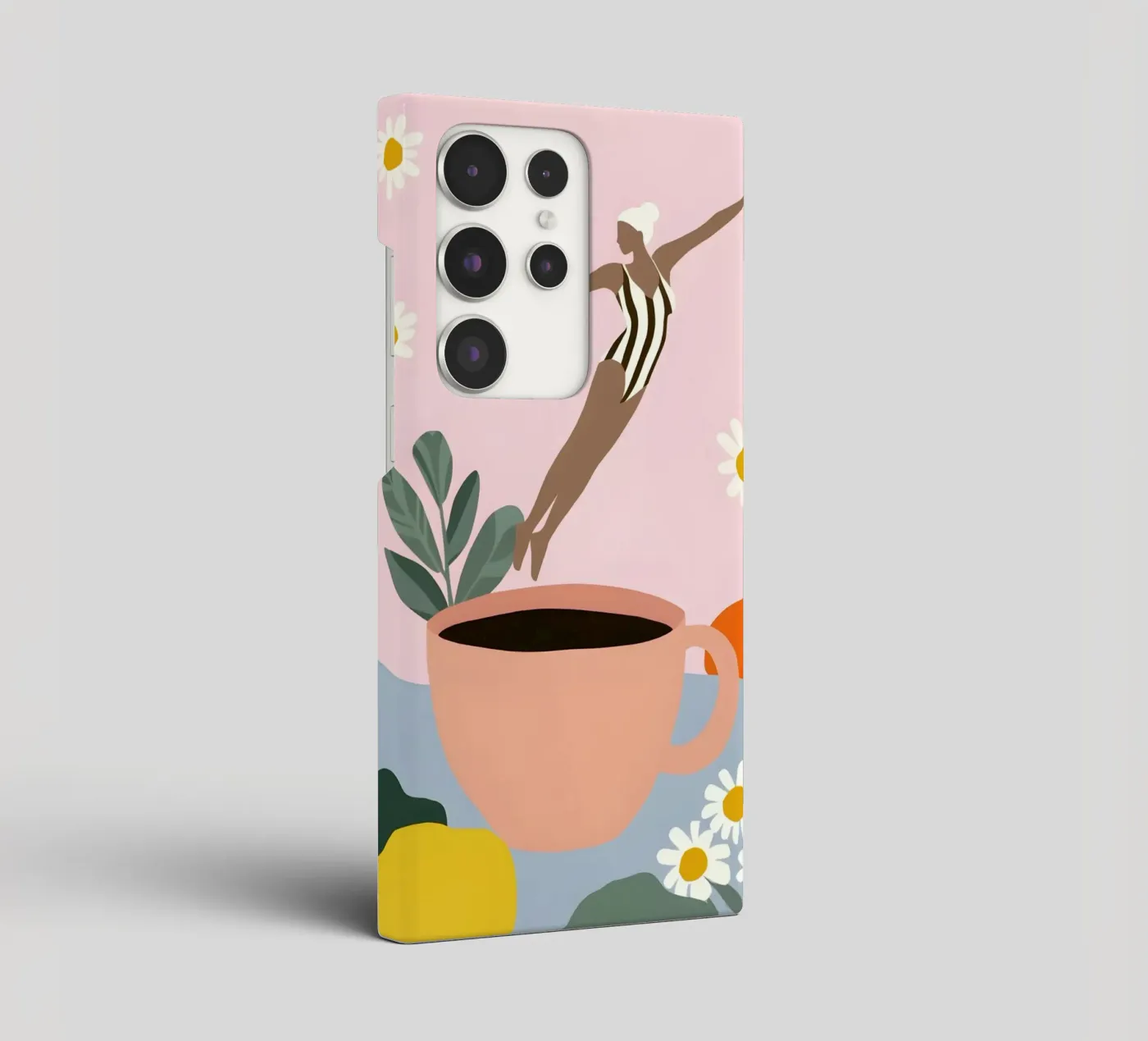 Caffeine Dive cover samsung da Vibrant Berry Studio