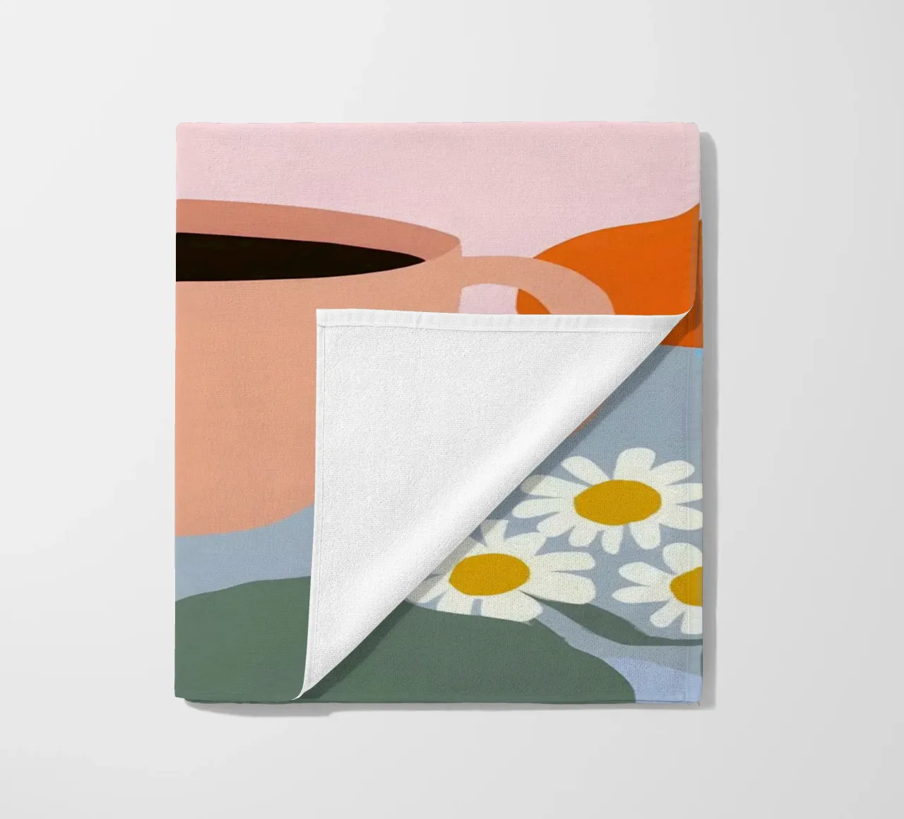 Caffeine Dive telo mare da Vibrant Berry Studio