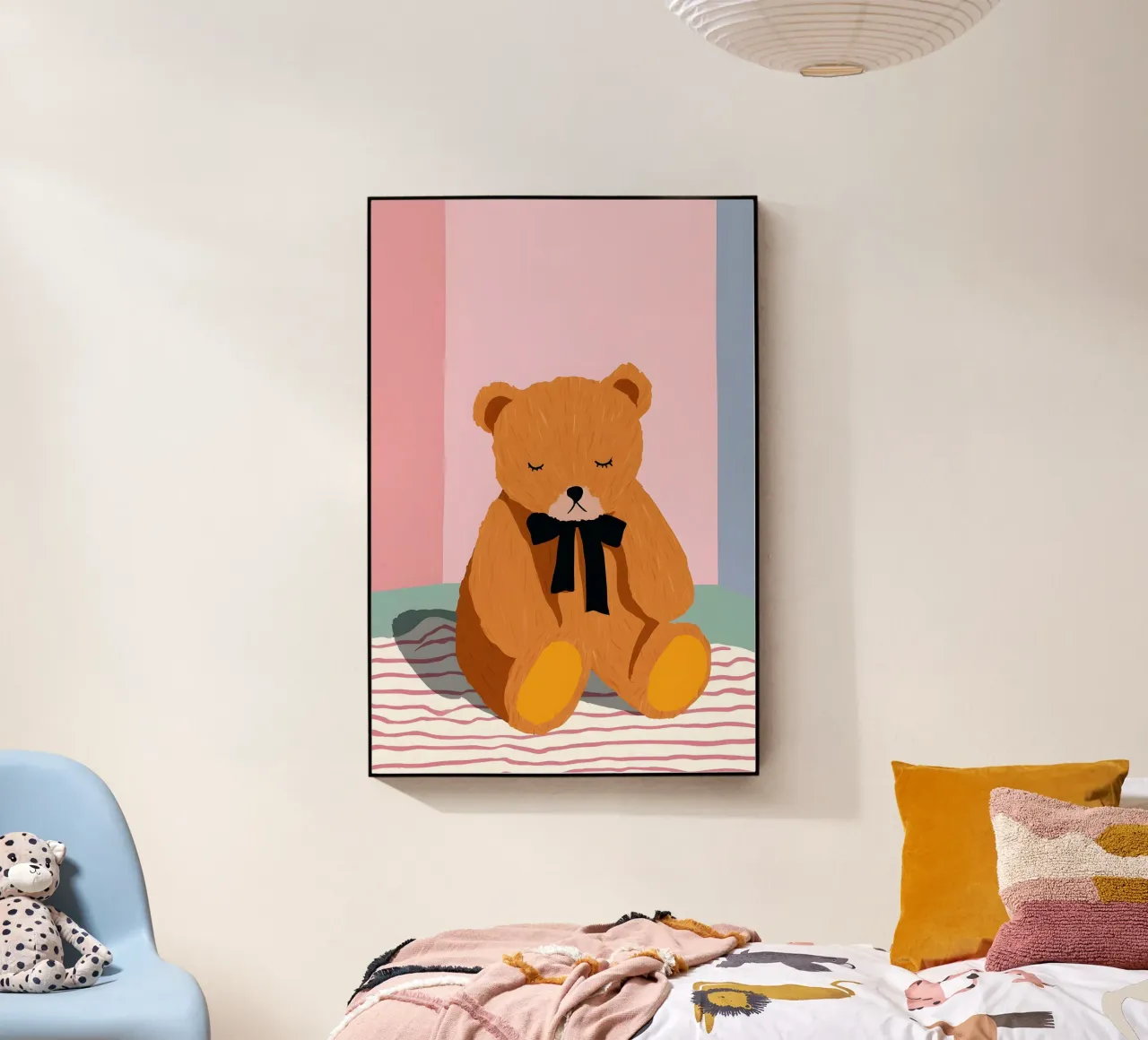 Sleepy Teddy plexiglass da Vibrant Berry Studio