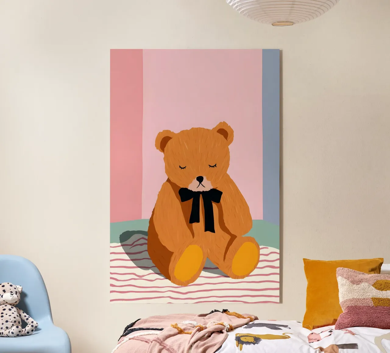 Sleepy Teddy plexiglass da Vibrant Berry Studio