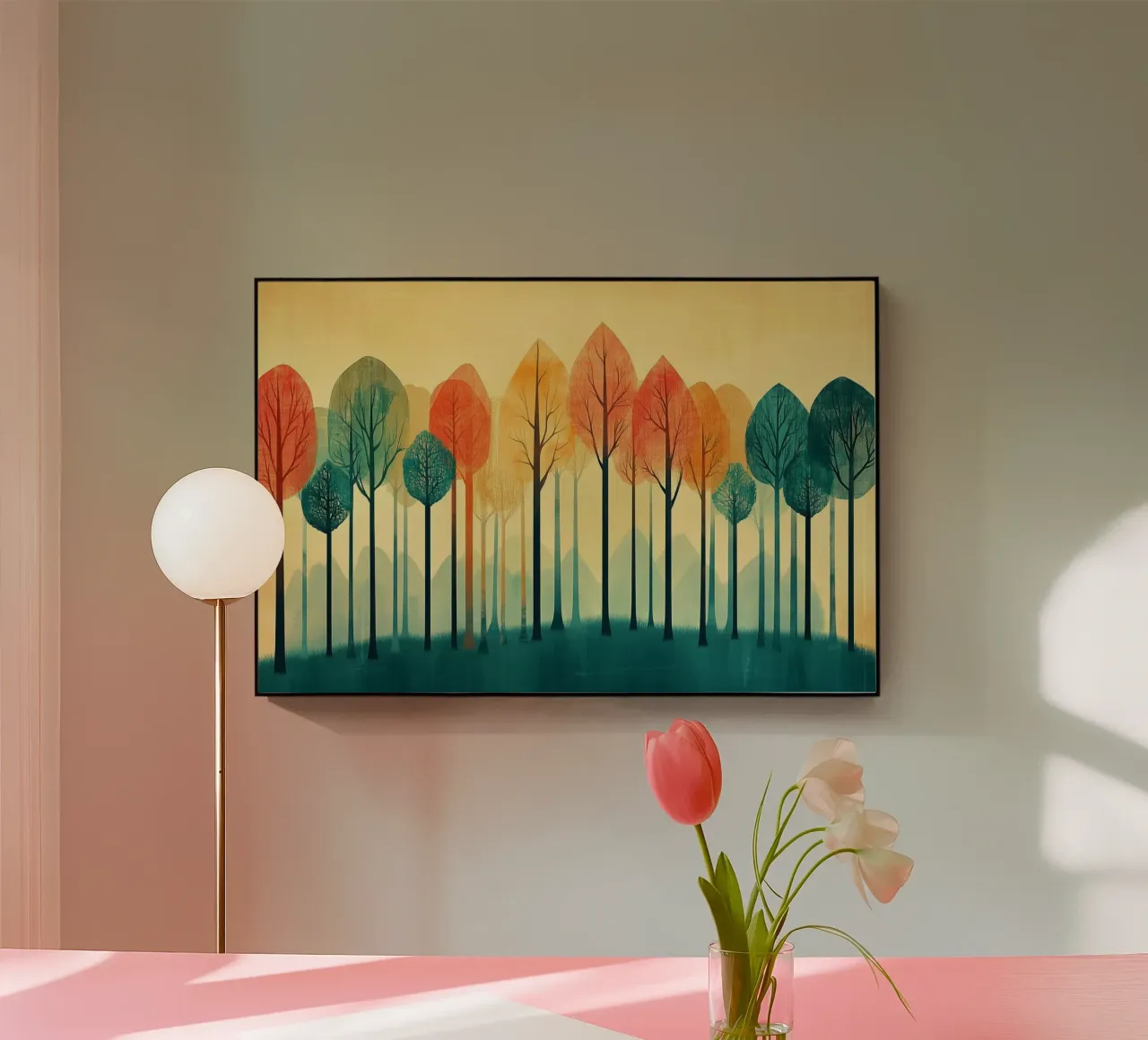 Foresta autunnale plexiglass da Little Things