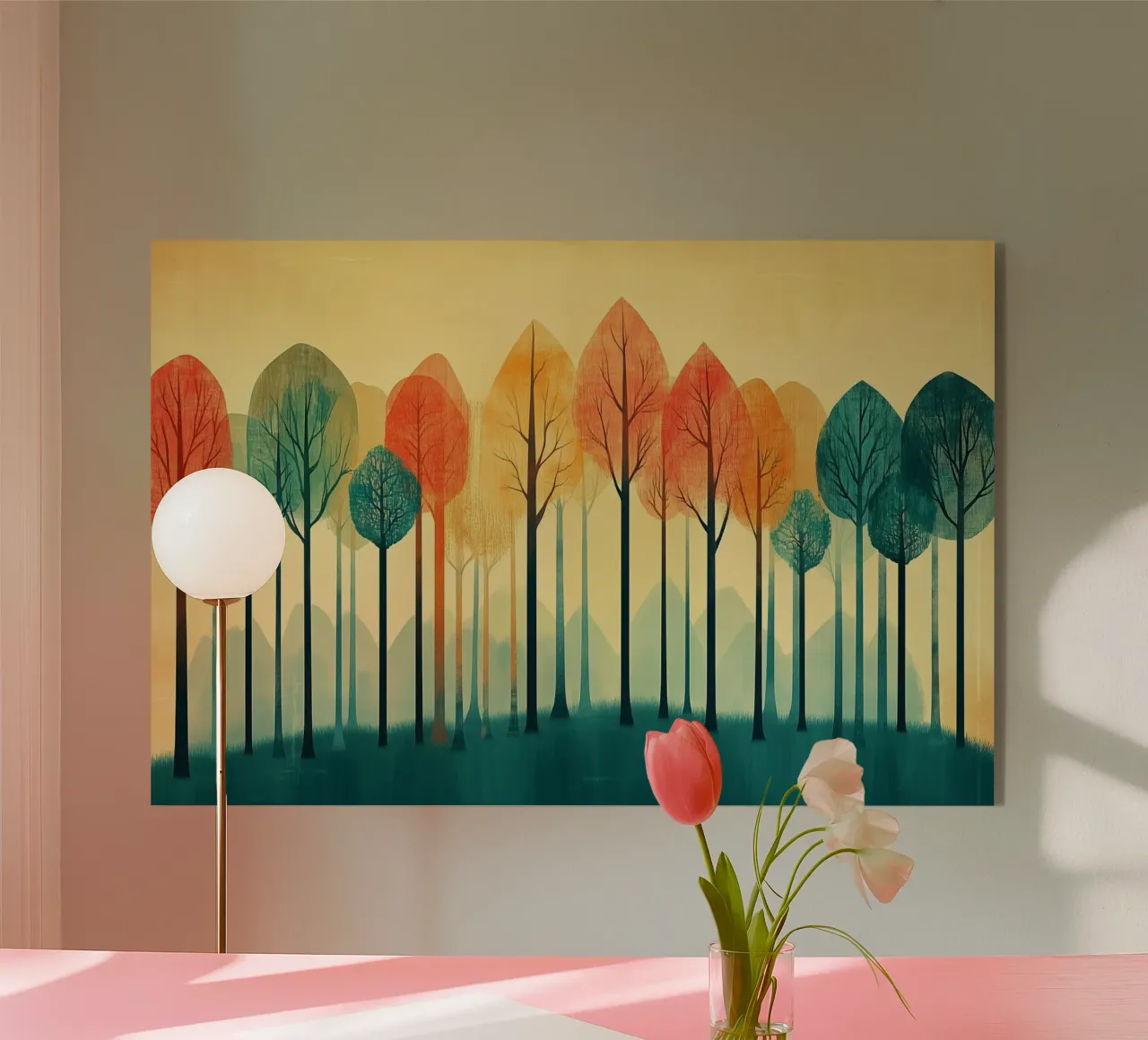 Foresta autunnale plexiglass da Little Things