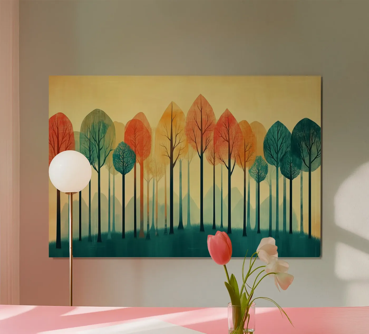 Autumn forest poster by Little Things