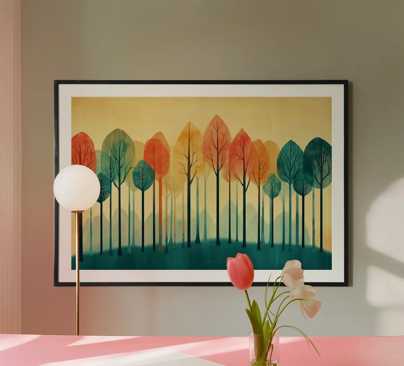 Autumn forest poster by Little Things