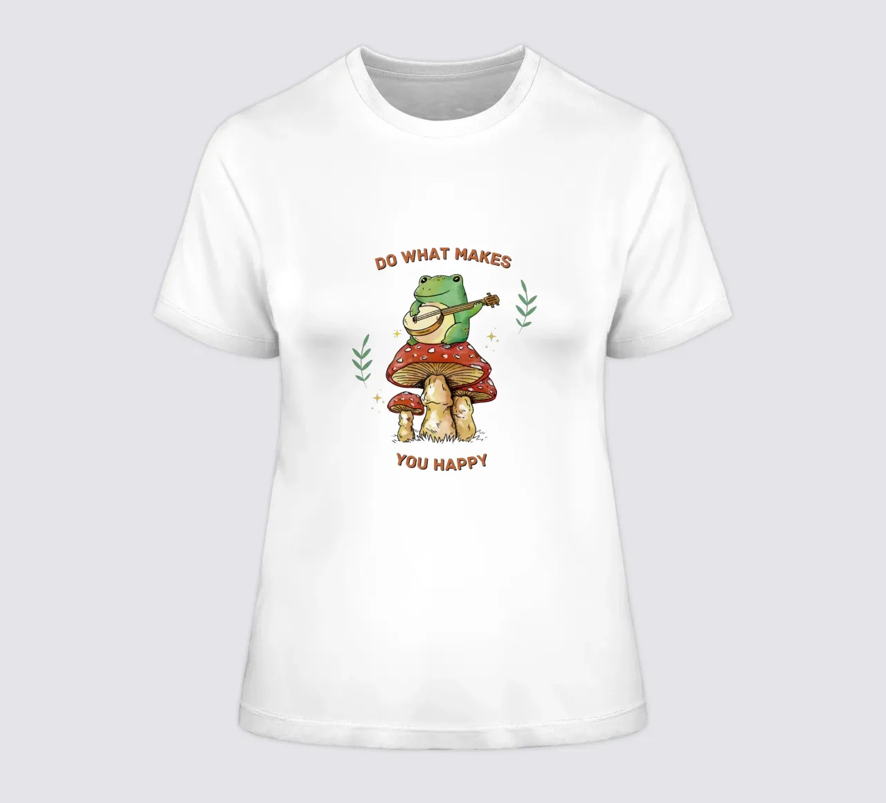 Fai ciò che ti rende felice, rospo t-shirt da donna da DesignArt