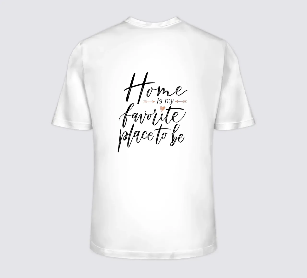 My favourite place to be is at home. Boho style. Monstera and leaves t-shirt by CalliLetters