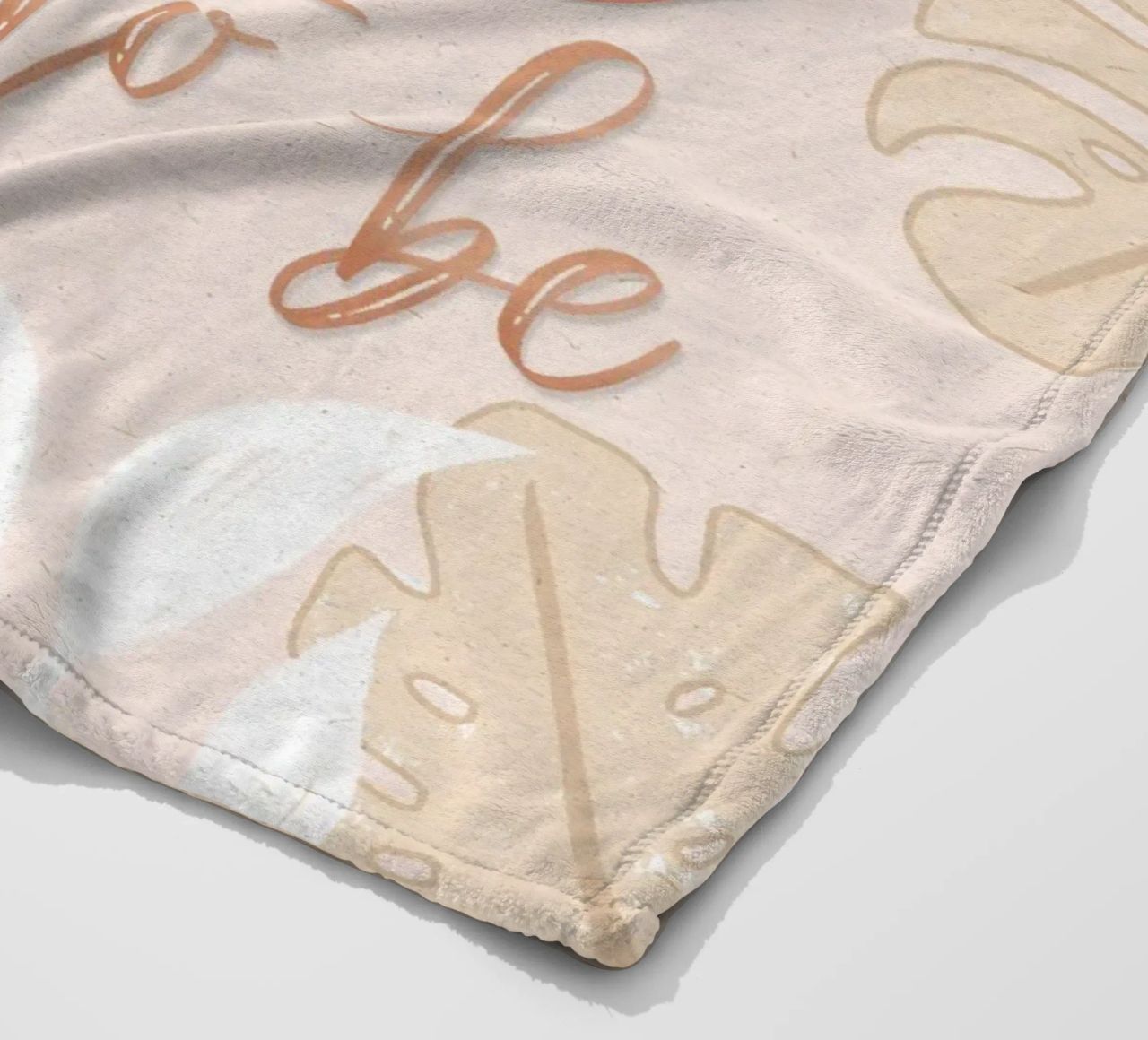 Il mio posto preferito è la casa. Stile boho. Monstera e foglie coperta in pile da CalliLetters