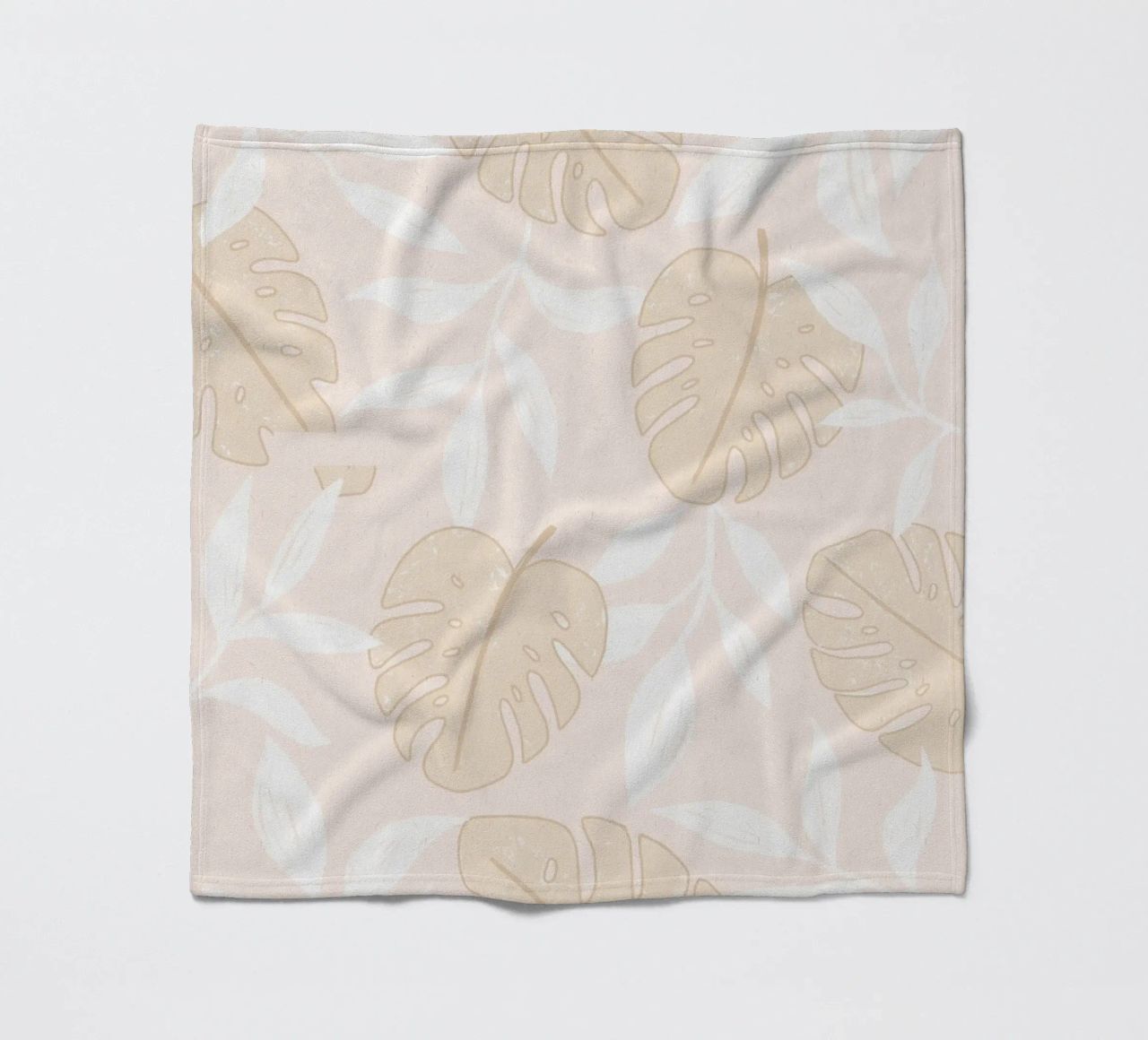 Il mio posto preferito è la casa. Stile boho. Monstera e foglie coperta in pile da CalliLetters