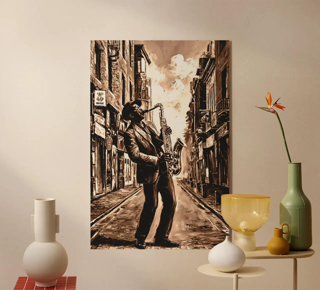 Jazzman Blues plexiglass da Fred-Graph