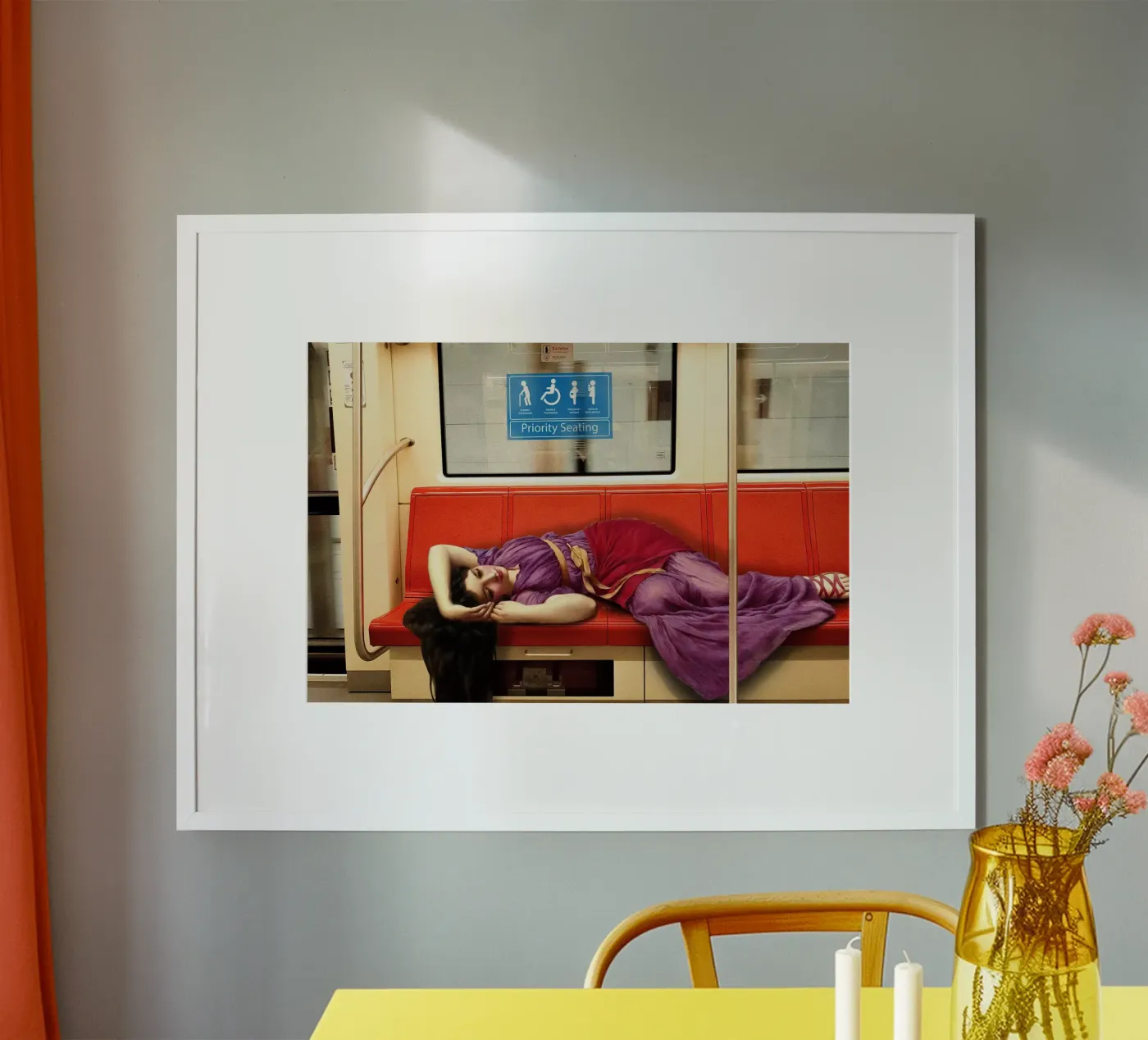 Priority Seating Poster von Dikhotomy
