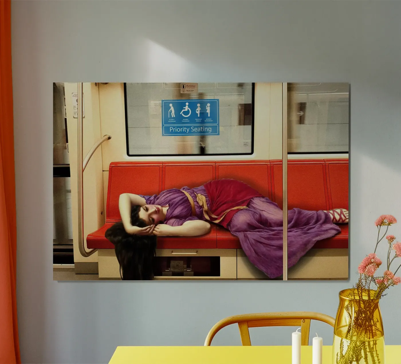 Priority Seating Poster von Dikhotomy