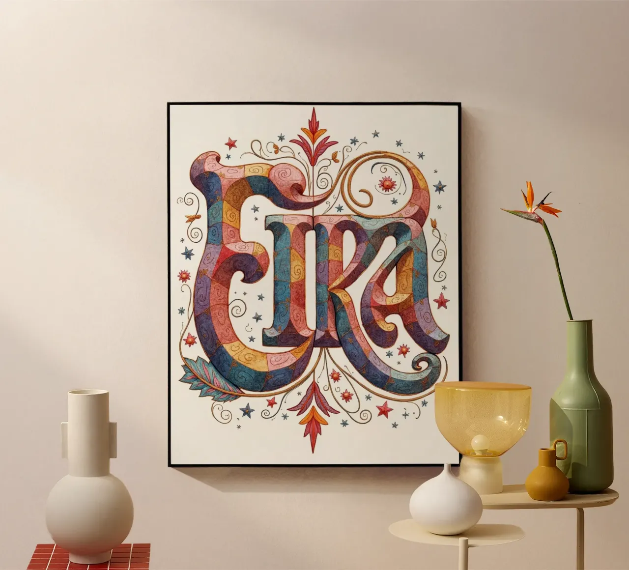 EIRA acryl van CASTILO Namengalerie