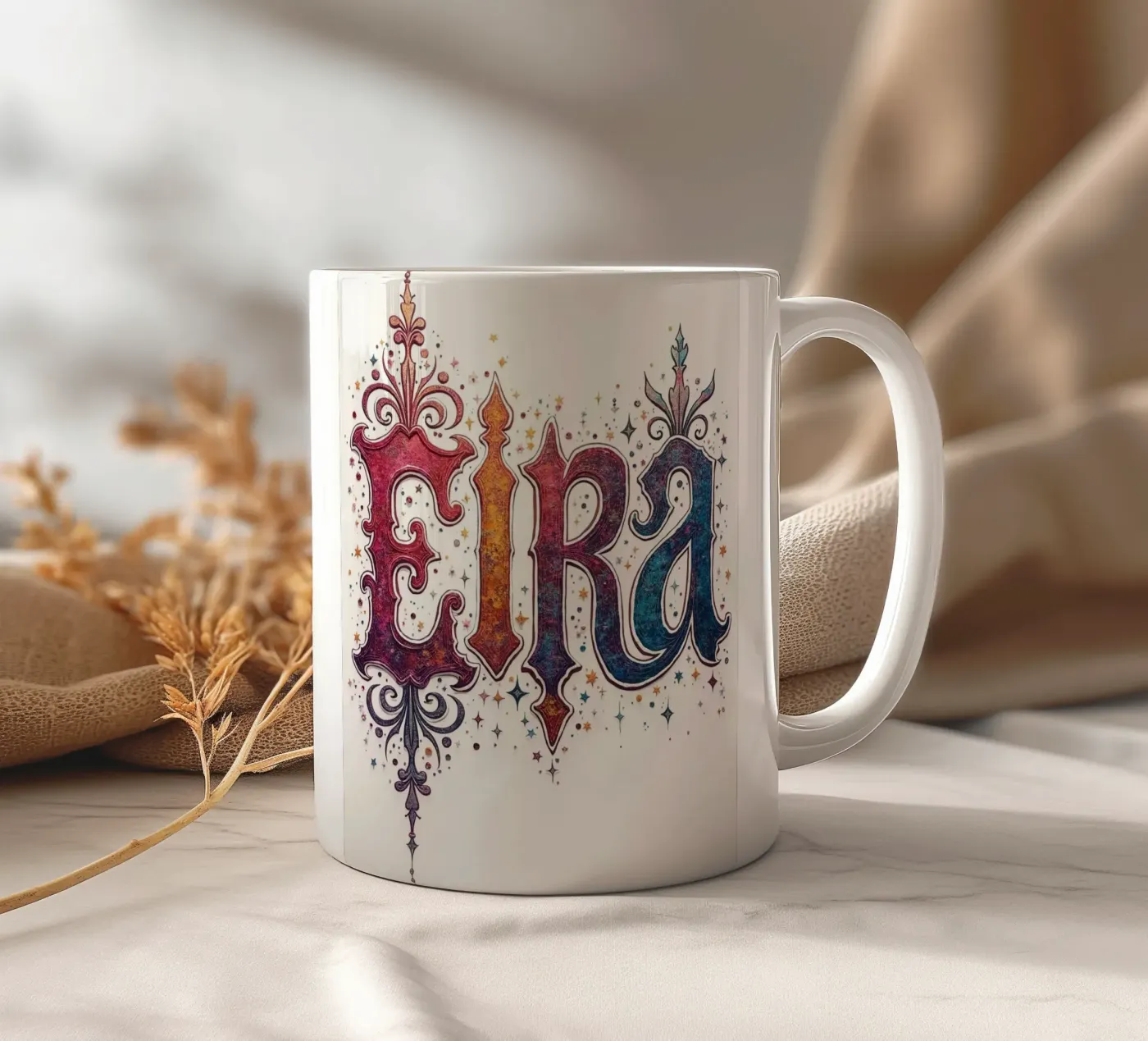 EIRA ceramic mug by CASTILO Namengalerie