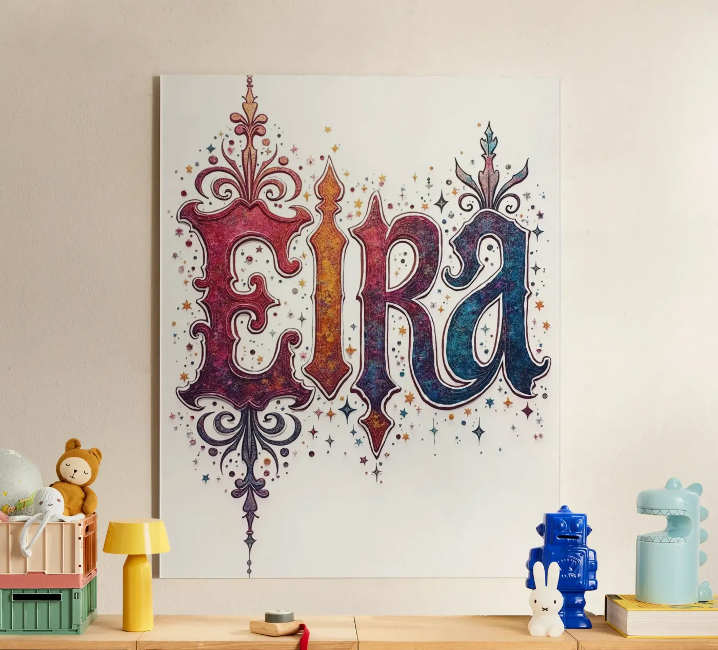 EIRA plexiglas de CASTILO Namengalerie