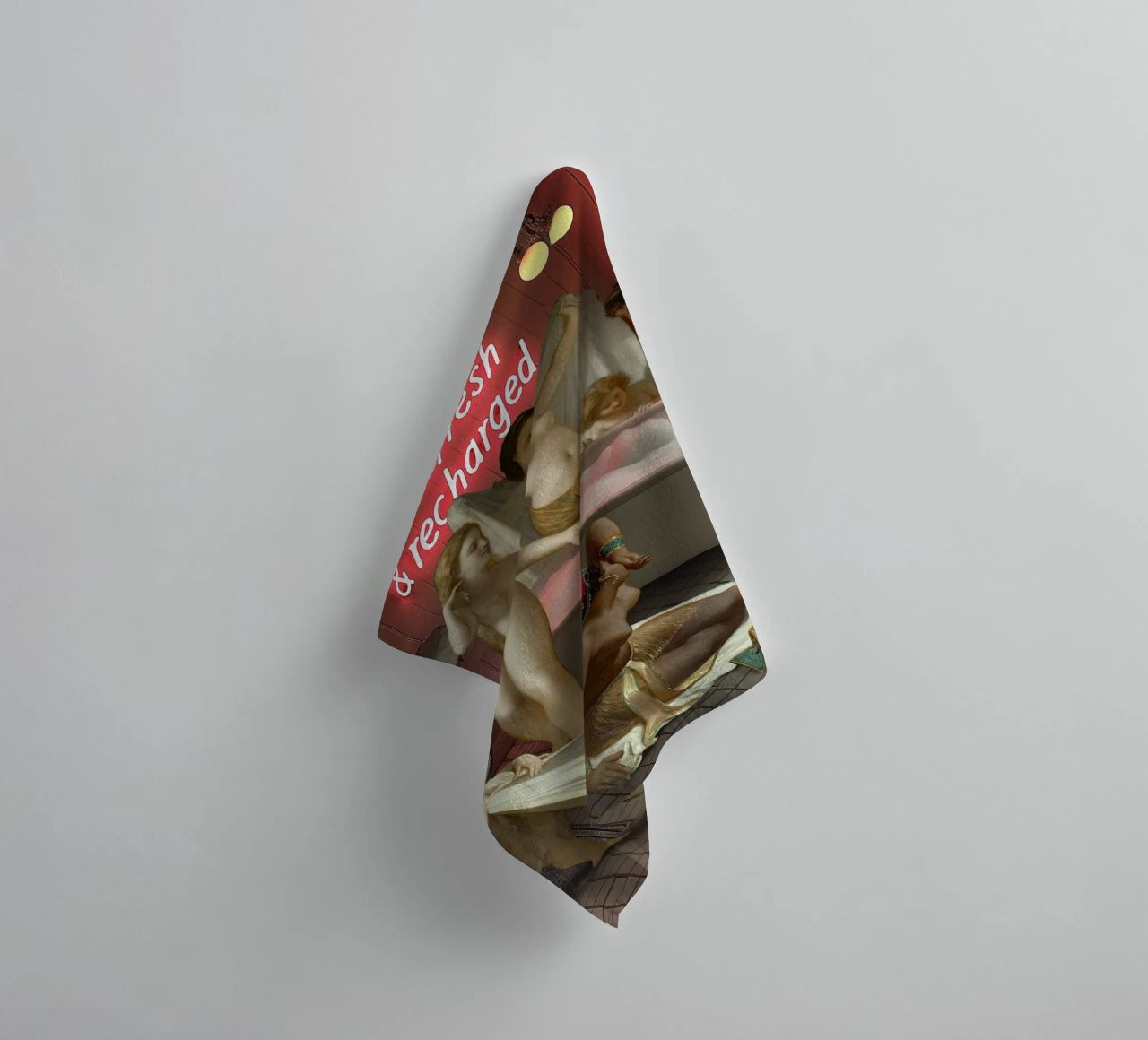 Refresh and Recharged towel by Dikhotomy