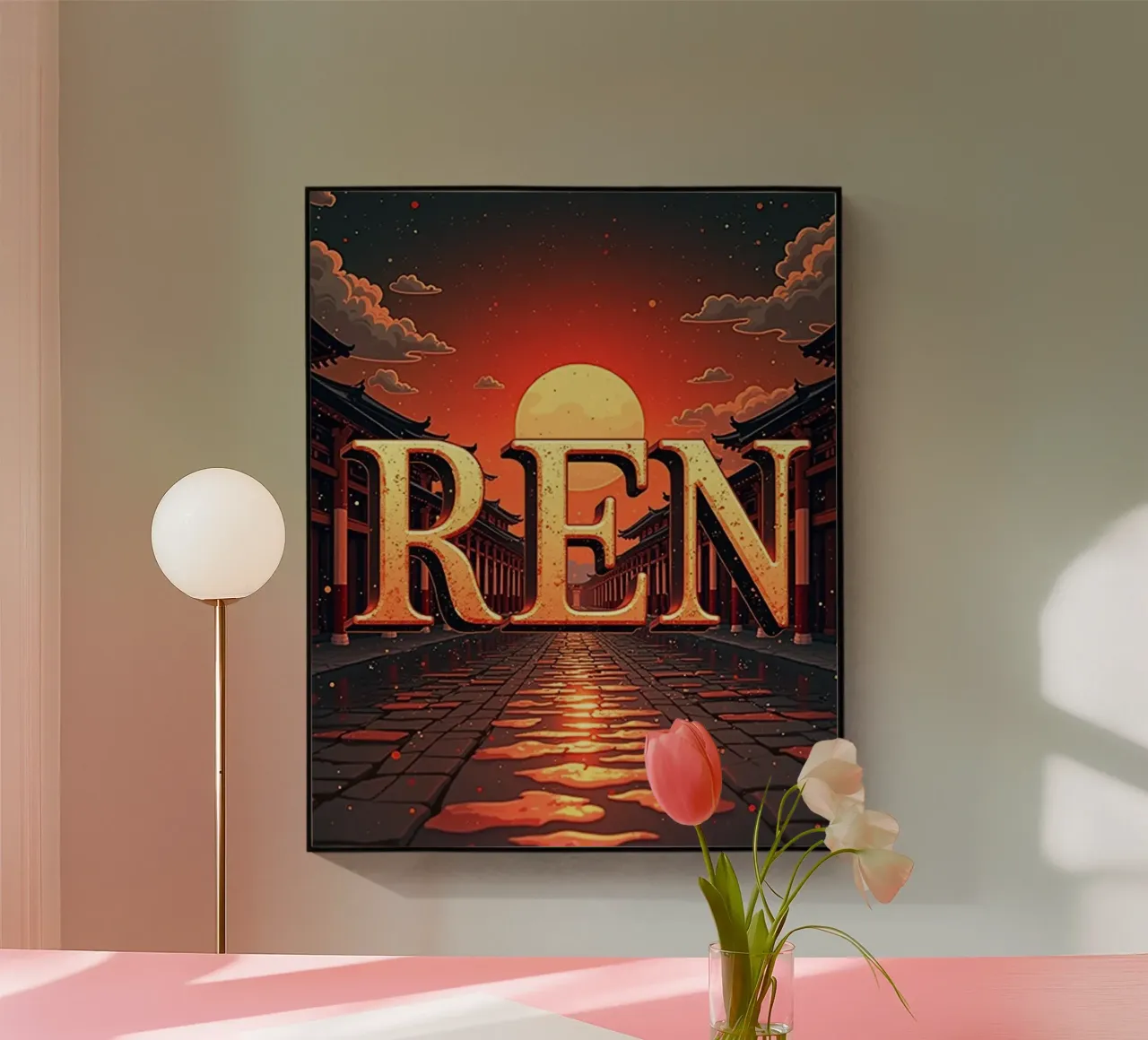 REN plexiglass da CASTILO Namengalerie