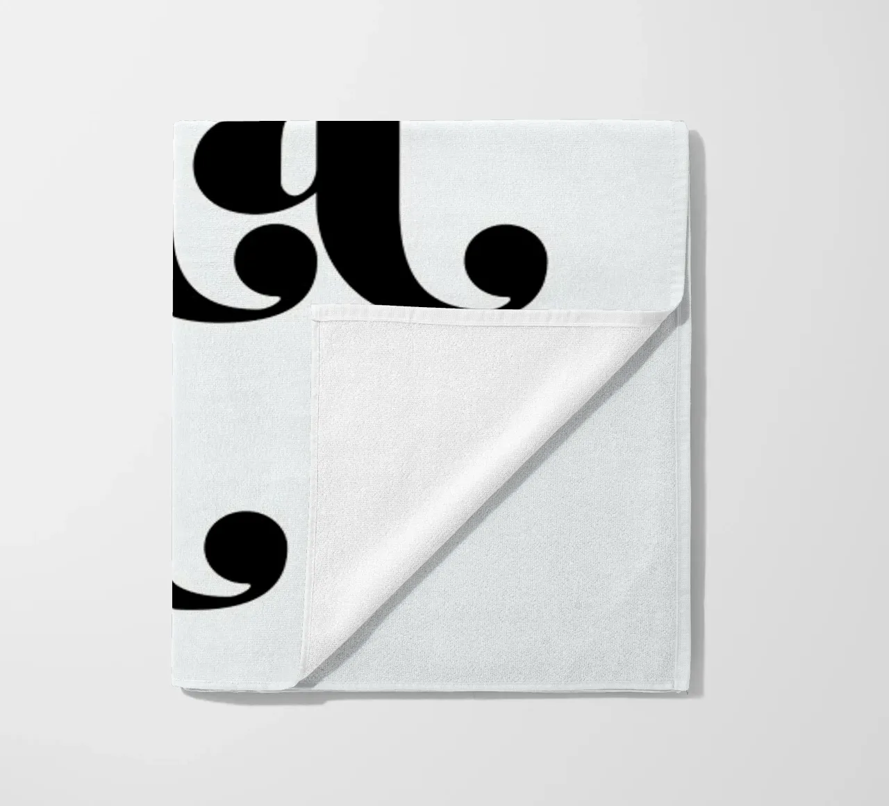 Ooh La La Typography Print telo mare da Honeymoon Hotel