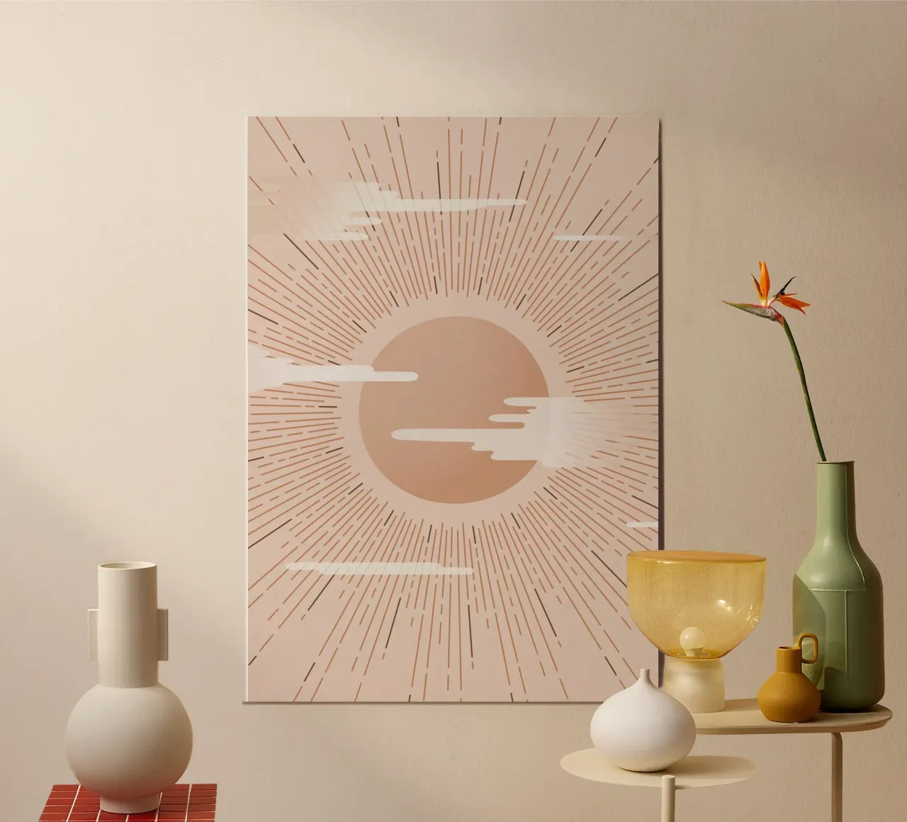 Radiant Sunburst poster da kookiepixel