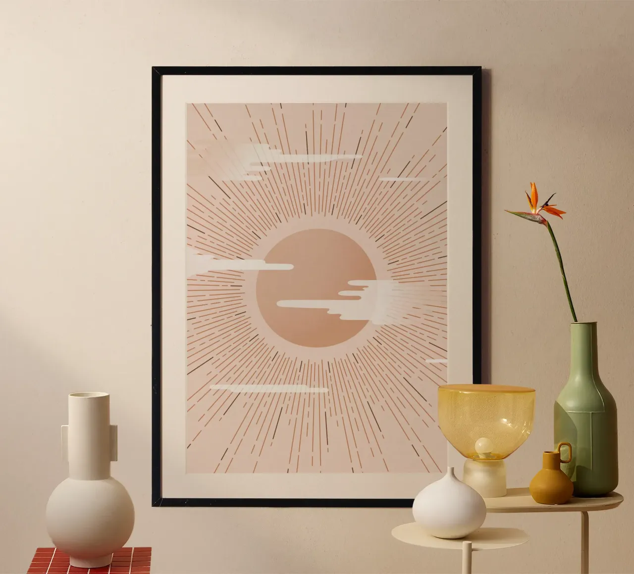 Radiant Sunburst poster da kookiepixel