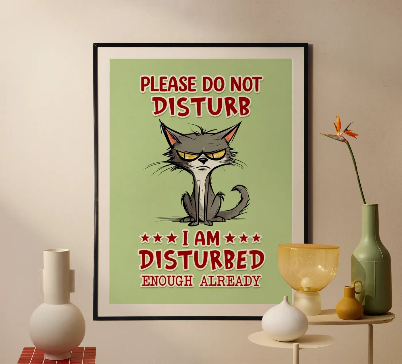 please do not disturb poster by Ramanda