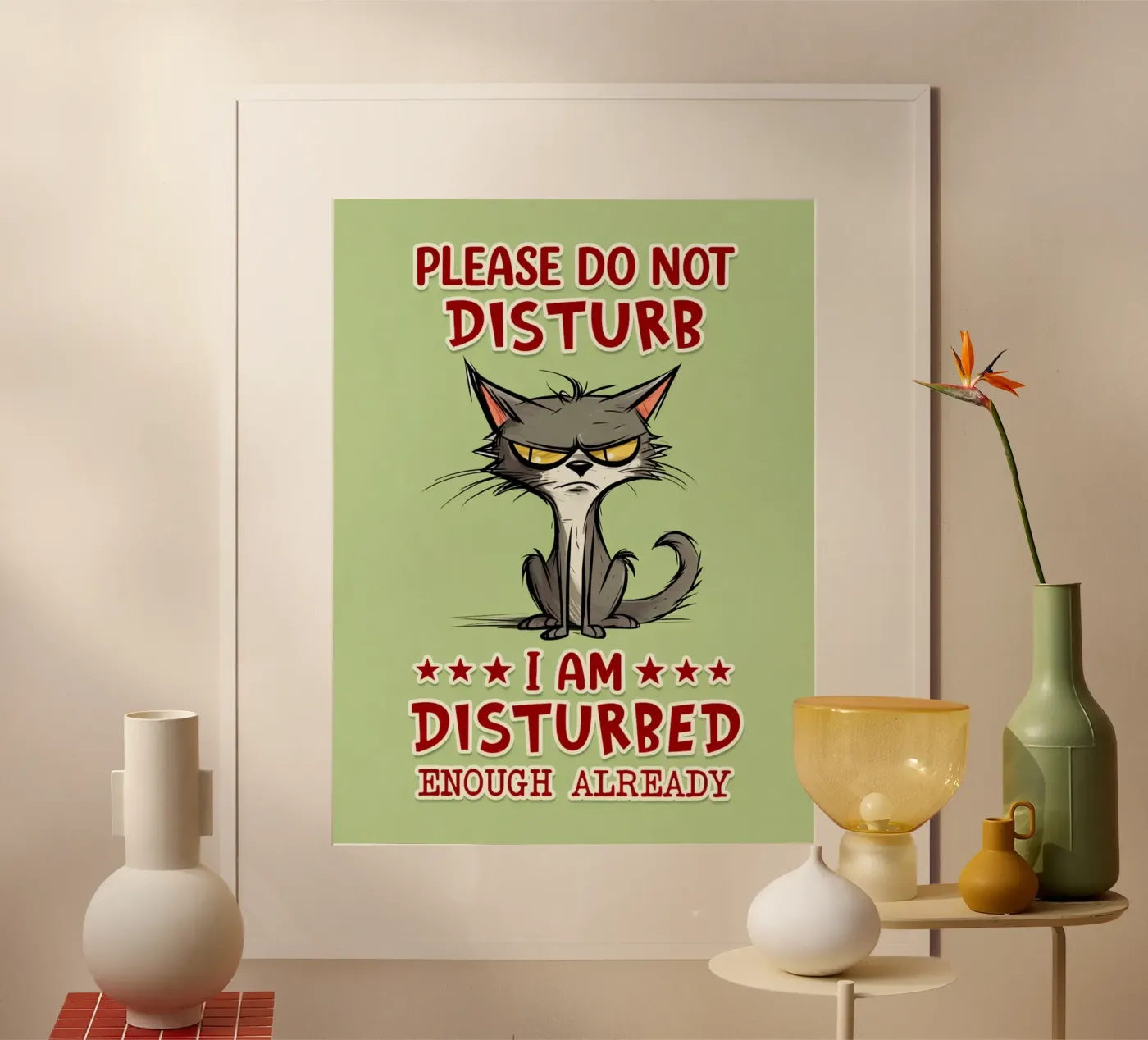 please do not disturb poster by Ramanda